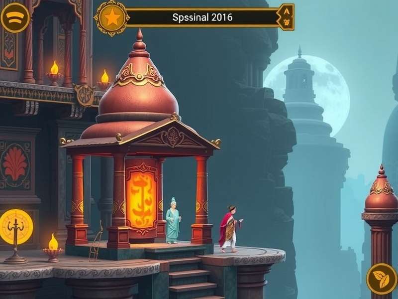 Spiritual Temple Walk Game Screenshot